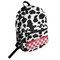 Cowprint w/Cowboy Student Backpack Front