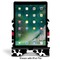 Cowprint w/Cowboy Stylized Tablet Stand - Front with ipad