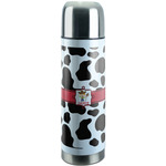 Cowprint w/Cowboy Stainless Steel Thermos (Personalized)