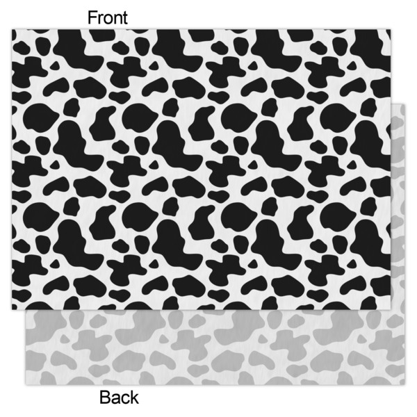 Cowprint w/Cowboy Tissue Paper - Lightweight - Large - Front & Back