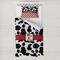 Cowprint w/Cowboy Toddler Bedding w/ Name or Text
