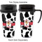 Cowprint w/Cowboy Travel Mugs - with & without Handle