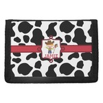 Cowprint w/Cowboy Trifold Wallet (Personalized)