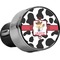 Cowprint w/Cowboy USB Car Charger - Close Up