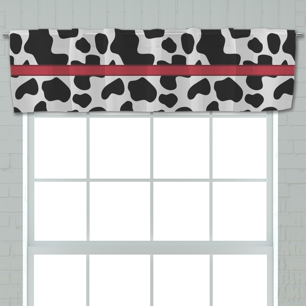 Cowprint w/Cowboy Valance - Closeup on window