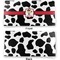Cowprint w/Cowboy Vinyl Check Book Cover - Front and Back