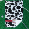 Cowprint w/Cowboy Waffle Weave Golf Towel - In Context