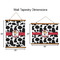Cowprint w/Cowboy Wall Hanging Tapestries - Parent/Sizing