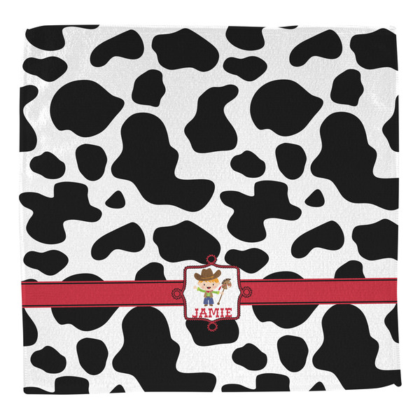 Cowprint w/Cowboy Washcloth - Front - No Soap