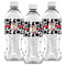 Cowprint w/Cowboy Water Bottle Labels - Front View