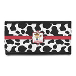 Cowprint w/Cowboy Leatherette Ladies Wallet (Personalized)