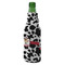 Cowprint w/Cowboy Zipper Bottle Cooler - ANGLE (bottle)