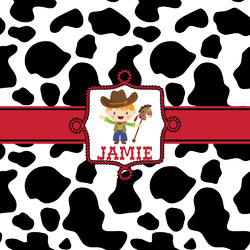 Cowprint w/Cowboy