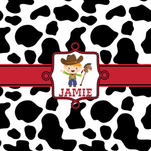 Cowprint w/Cowboy