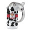 Cowprint Cowgirl 12 oz Stainless Steel Sippy Cups - Top Off