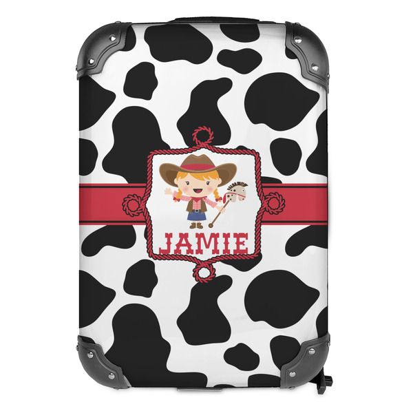 Cowprint Cowgirl 13" Hard Shell Backpacks - FRONT