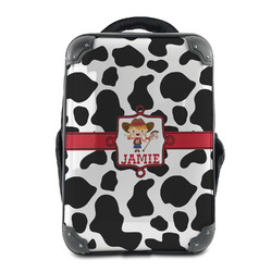 Cowprint Cowgirl 15" Hard Shell Backpack (Personalized)