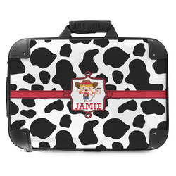 Cowprint Cowgirl Hard Shell Briefcase - 18" (Personalized)