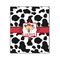 Cowprint Cowgirl Wood Print - 20x24 (Personalized)