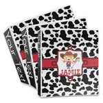 Cowprint Cowgirl 3-Ring Binder (Personalized)