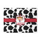 Cowprint Cowgirl 5' x 7' Patio Rug (Personalized)