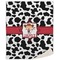 Cowprint Cowgirl 50x60 Sherpa Blanket