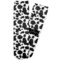 Cowprint Cowgirl Adult Crew Socks - Single Pair - Front and Back