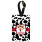 Cowprint Cowgirl Metal Luggage Tag w/ Name or Text