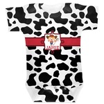 Cowprint Cowgirl Baby Bodysuit 3-6 (Personalized)