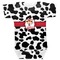 Cowprint Cowgirl Baby Bodysuit (Personalized)