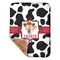 Cowprint Cowgirl Sherpa Baby Blanket - 30" x 40" w/ Name or Text