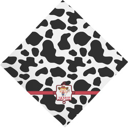 Cowprint Cowgirl Dog Bandana Scarf w/ Name or Text