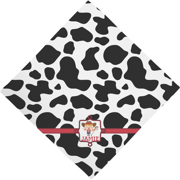 Cowprint Cowgirl Bandana - Full View
