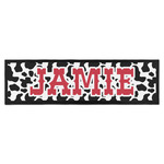 Cowprint Cowgirl Bar Mat - Large (Personalized)