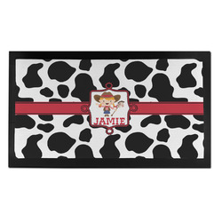 Cowprint Cowgirl Bar Mat - Small (Personalized)
