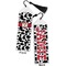 Cowprint Cowgirl Bookmark with tassel - Front and Back