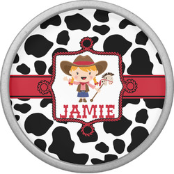 Cowprint Cowgirl Cabinet Knob (Personalized)