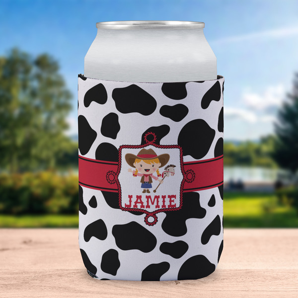 Cowprint Cowgirl Can Sleeve - LIFESTYLE (single)