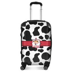 Cowprint Cowgirl Suitcase - 20" Carry On (Personalized)