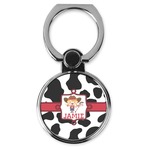 Cowprint Cowgirl Cell Phone Ring Stand & Holder (Personalized)