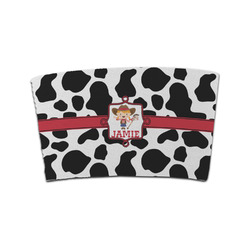 Cowprint Cowgirl Coffee Cup Sleeve (Personalized)