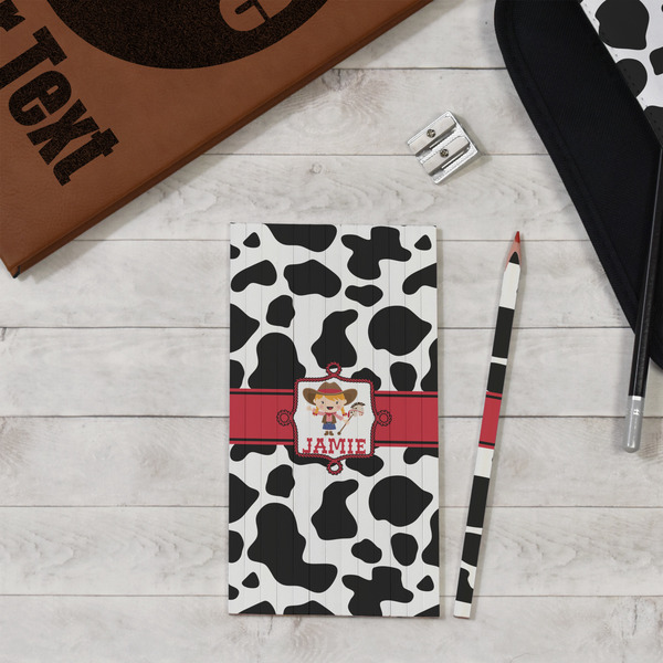 Cowprint Cowgirl Colored Pencils - In Context