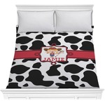 Cowprint Cowgirl Comforter - Full / Queen (Personalized)