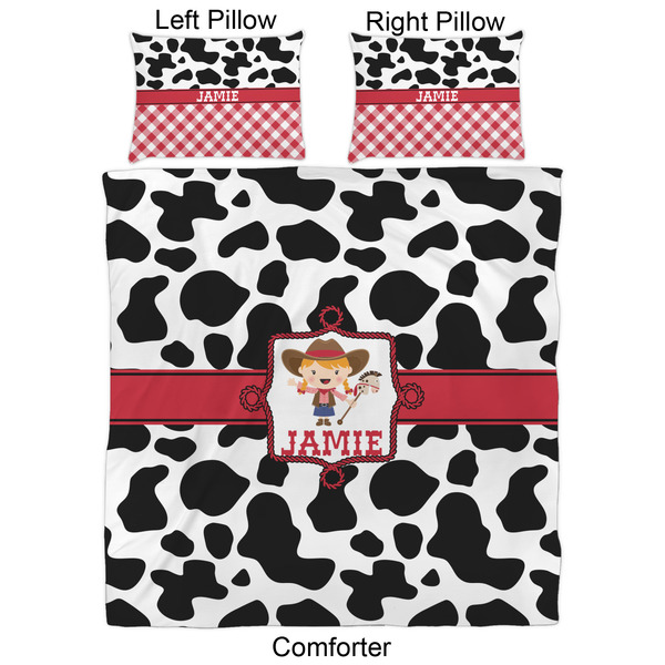 Cowprint Cowgirl Comforter Set - Queen - Approval
