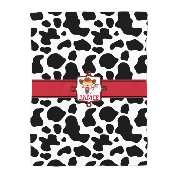 Cowprint Cowgirl Comforter - Twin - Front