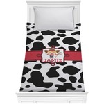 Cowprint Cowgirl Comforter - Twin (Personalized)