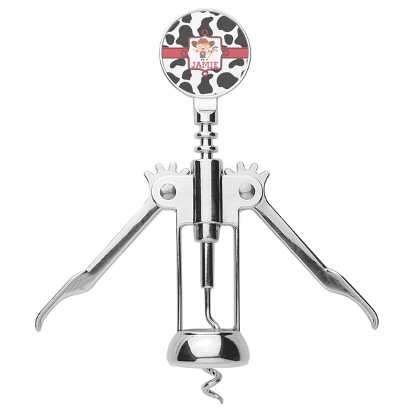 Cowprint Cowgirl Corkscrew - Alt