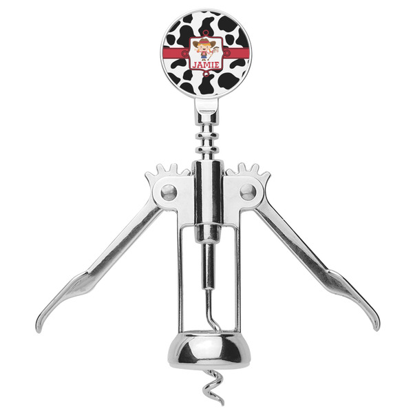 Cowprint Cowgirl Corkscrew - Alt