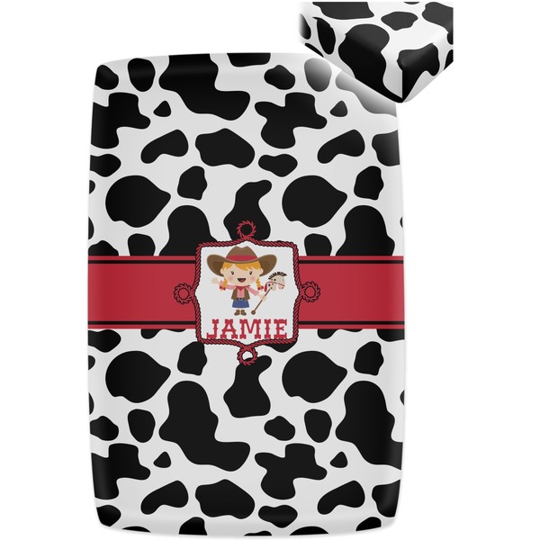 Cowprint Cowgirl Crib Fitted Sheet - Apvl