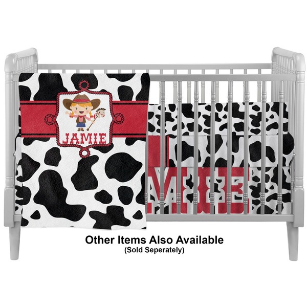 Cowprint Cowgirl Crib - Profile Sold Seperately